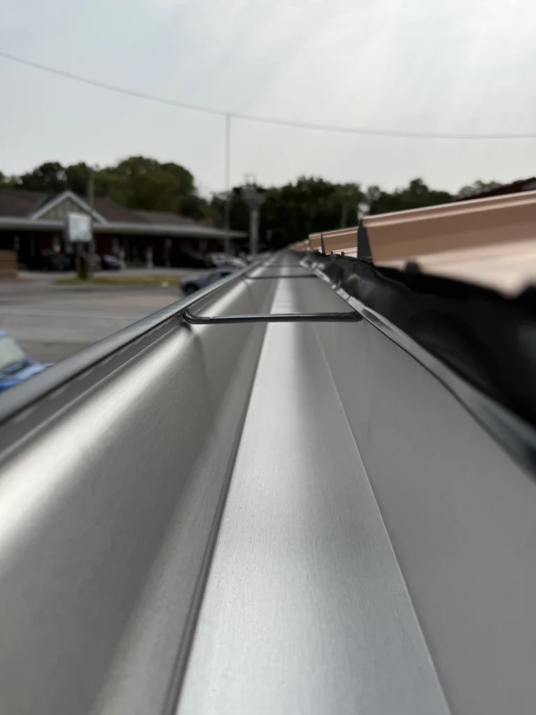 Gutters installed at stein haus in Belleville, IL